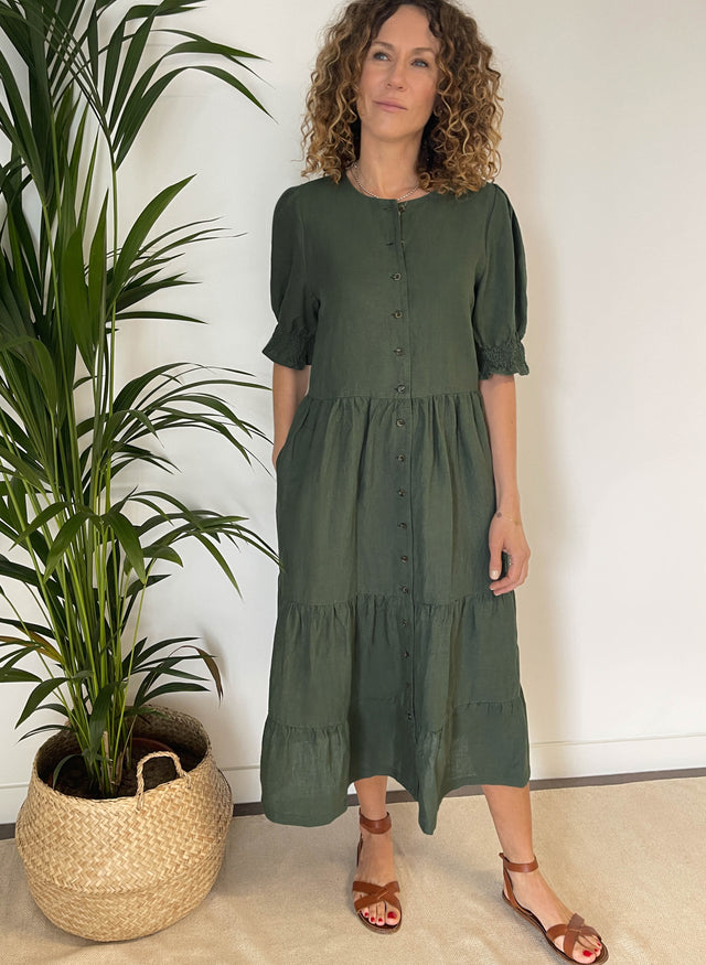 Maxine Hemp Shirt Dress