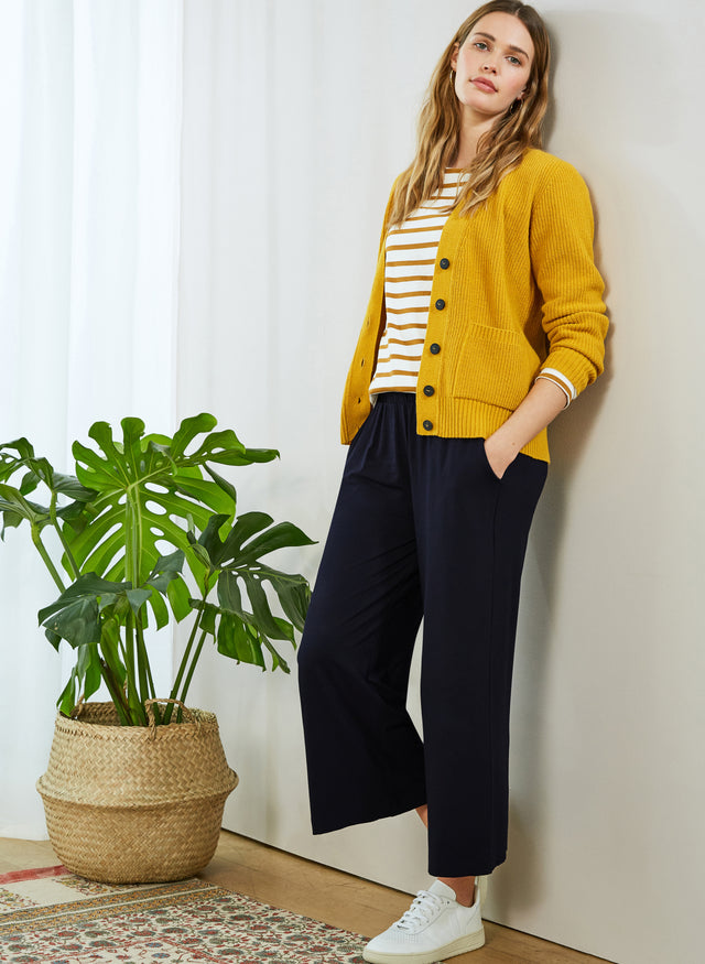 Cropped Palazzo Trouser with LENZING™ ECOVERO™