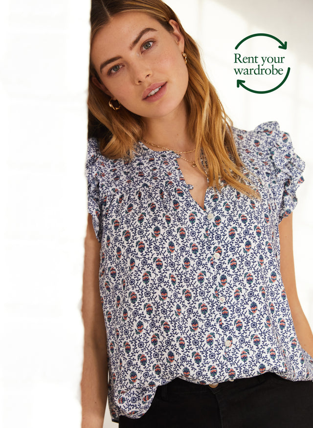 Loulou Blouse with LENZING™ ECOVERO™ to Rent