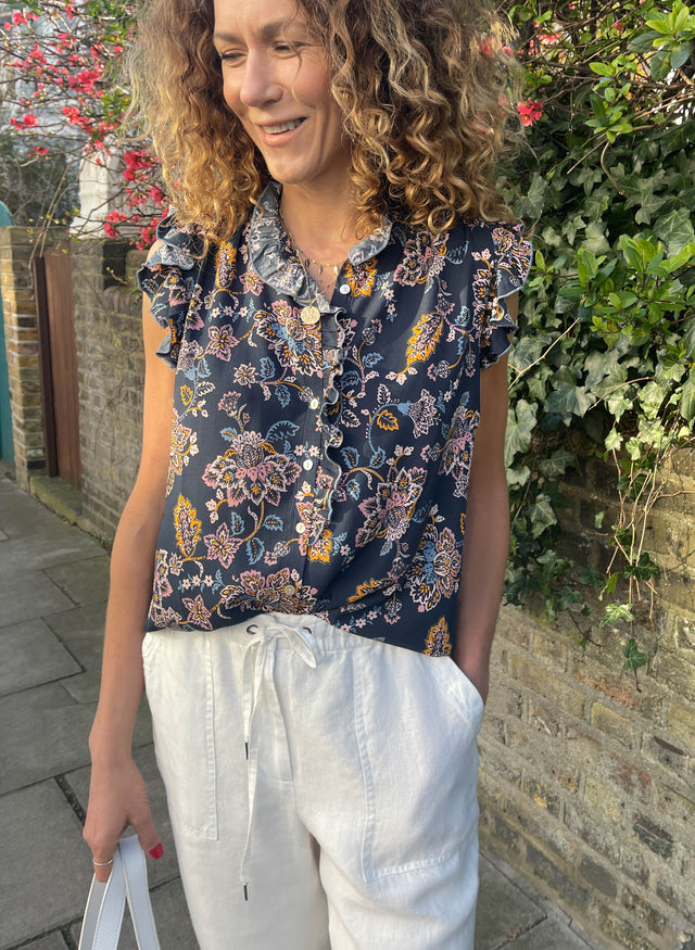 Shalini Frill Blouse with LENZING™ ECOVERO™