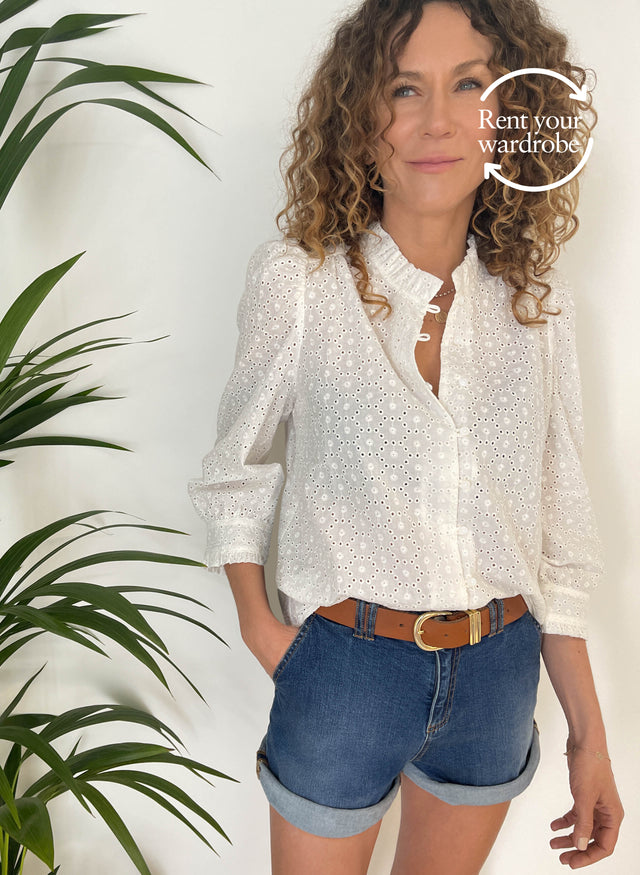 Ishbel Organic Cotton Blouse to Rent