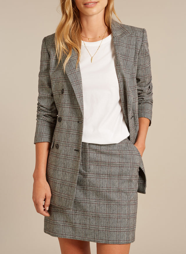 Mallory Checkered Skirt