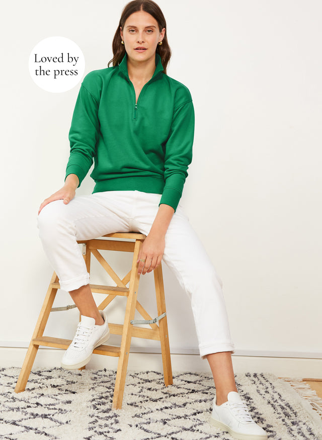 Brooklyn Organic Zip Sweatshirt