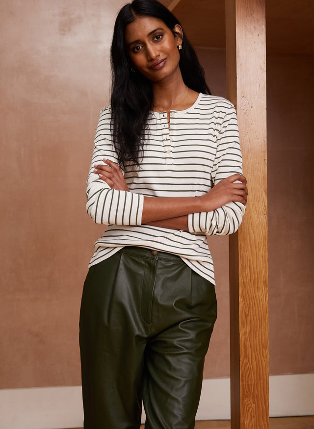 Baukjen Essentials Organic Cotton Henley Top